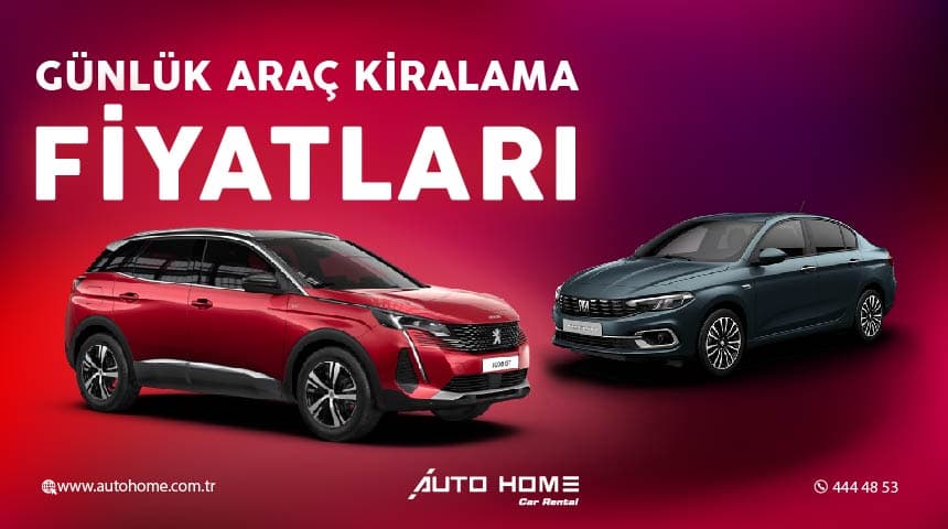 Günlük Araç Kiralama Fiyatları